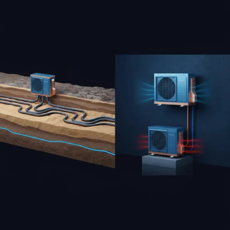 Geothermal vs Mini-Split Heat Pumps: Cost & Efficiency